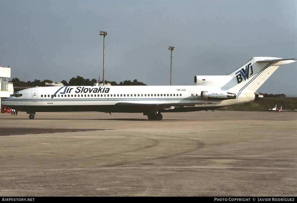 Aircraft Photo of OM-AHK | Boeing 727-230 | Air Slovakia | AirHistory.net #545614