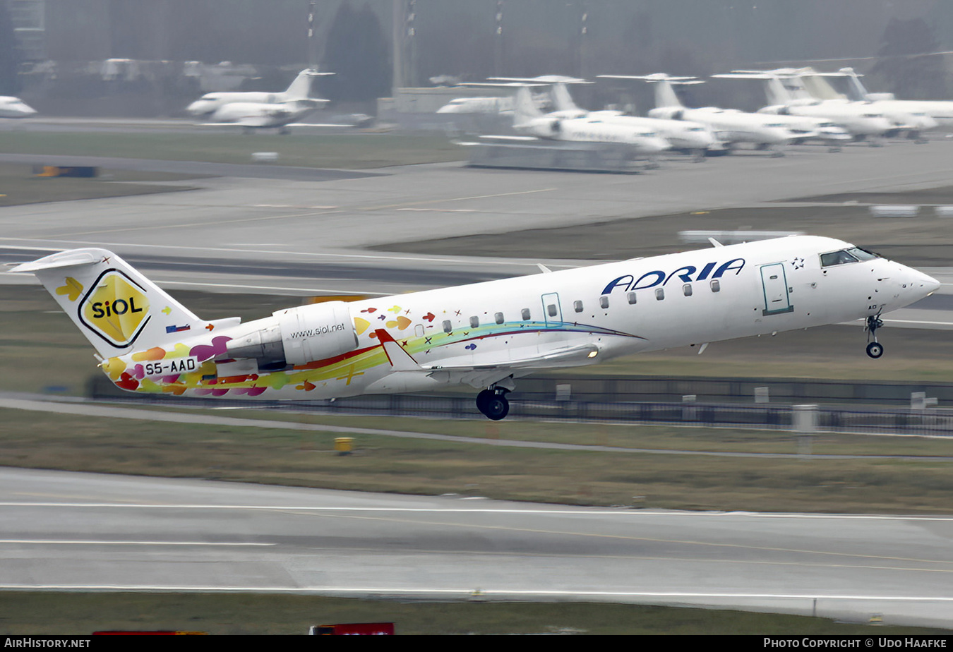 Aircraft Photo of S5-AAD | Bombardier CRJ-200LR (CL-600-2B19) | Adria Airways | AirHistory.net #545622