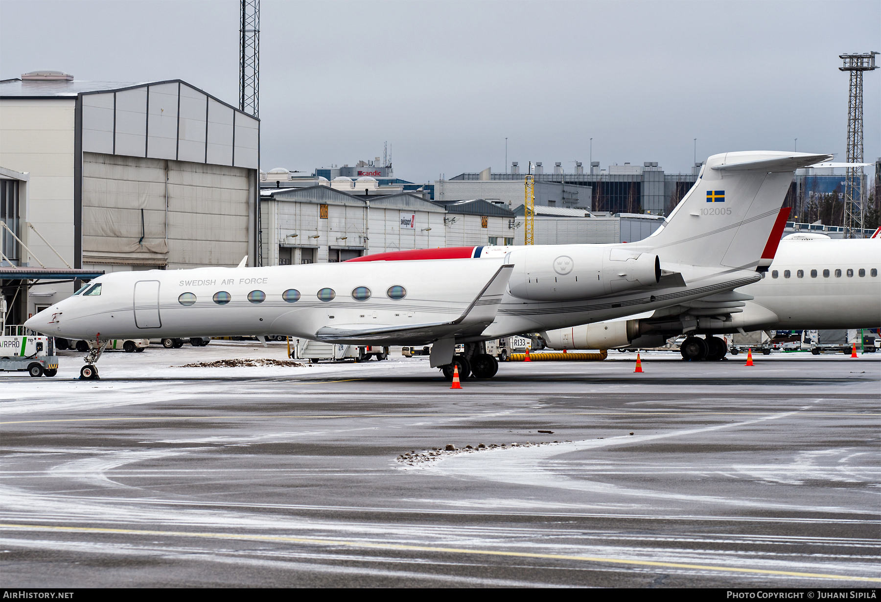 Aircraft Photo of 102005 | Gulfstream Aerospace Tp102D Gulfstream V (G-V-SP) | Sweden - Air Force | AirHistory.net #545626