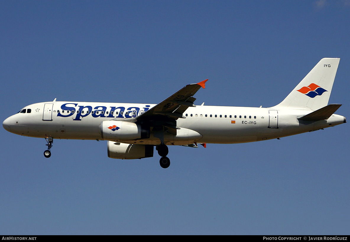Aircraft Photo of EC-IYG | Airbus A320-232 | Spanair | AirHistory.net #545632