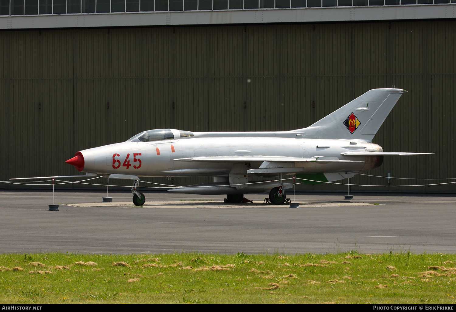 Aircraft Photo of 645 | Mikoyan-Gurevich MiG-21F-13 | East Germany - Air Force | AirHistory.net #545685