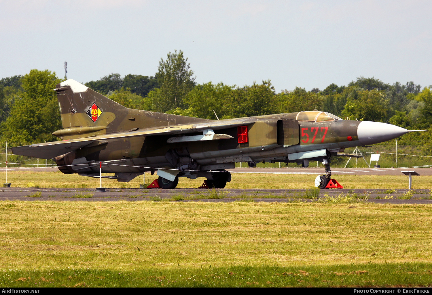 Aircraft Photo of 577 | Mikoyan-Gurevich MiG-23MF | East Germany - Air Force | AirHistory.net #545687