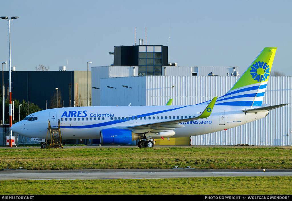 Aircraft Photo of HK-4608 | Boeing 737-73S | AIRES - Aerovías de Integración Regional | AirHistory.net #545691