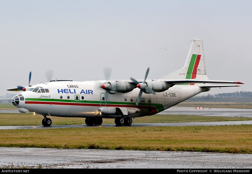 Aircraft Photo of LZ-CBE | Antonov An-12B | Heli Air Cargo | AirHistory.net #545703