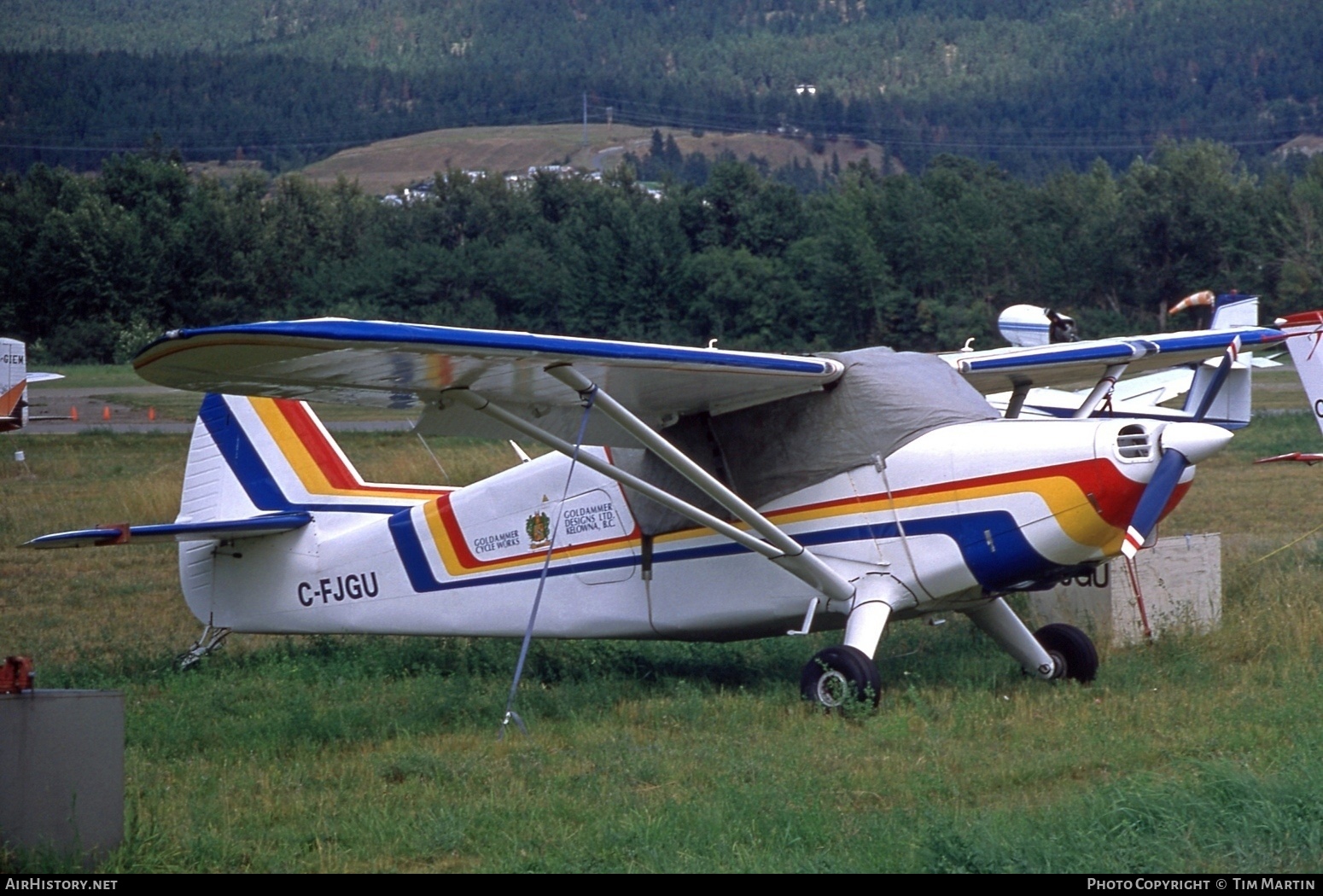 Aircraft Photo of C-FJGU | Stinson 108-2 | Goldammer Designs | AirHistory.net #545712