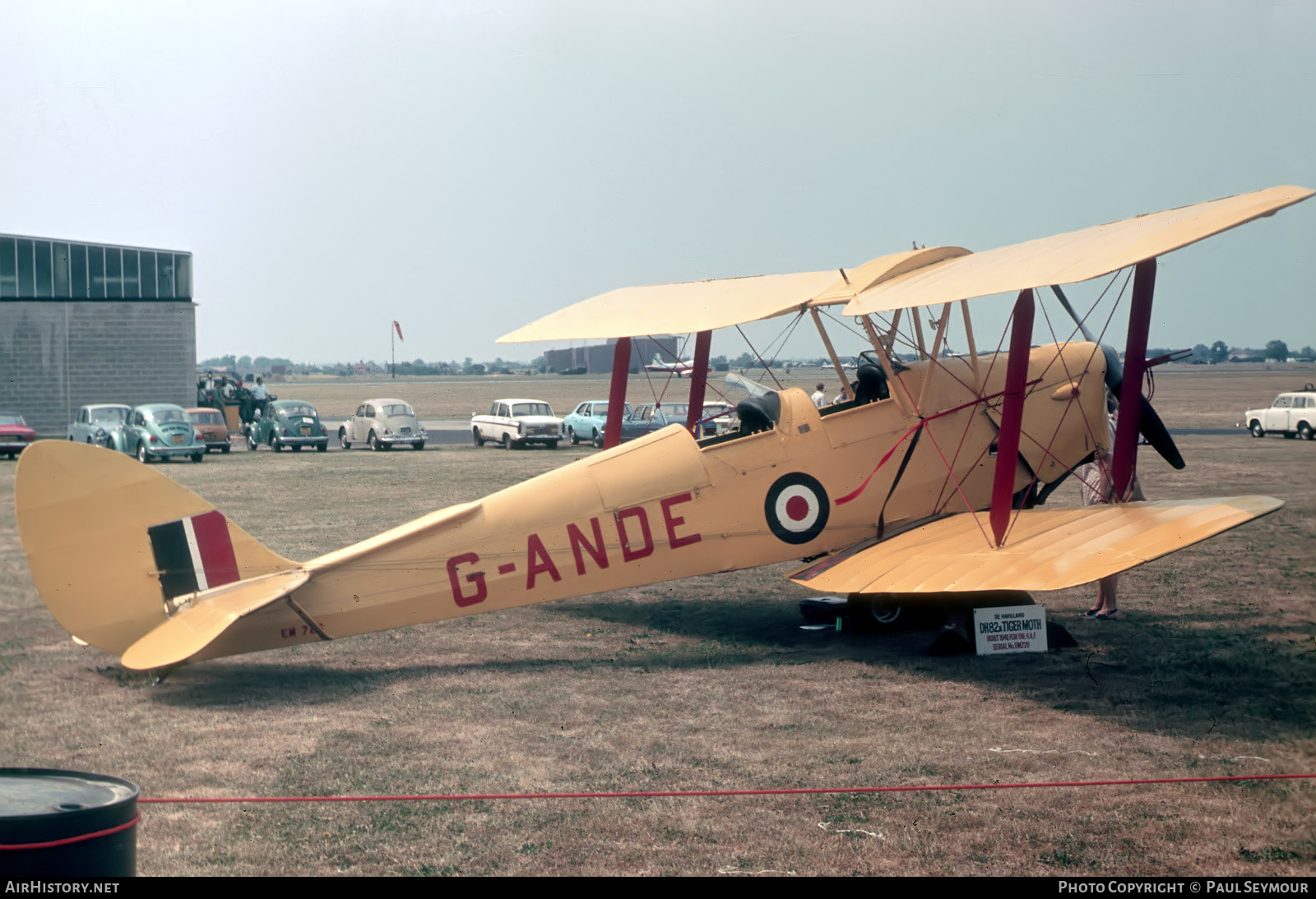 Aircraft Photo of G-ANDE / EM726 | De Havilland D.H. 82A Tiger Moth II | UK - Air Force | AirHistory.net #545755