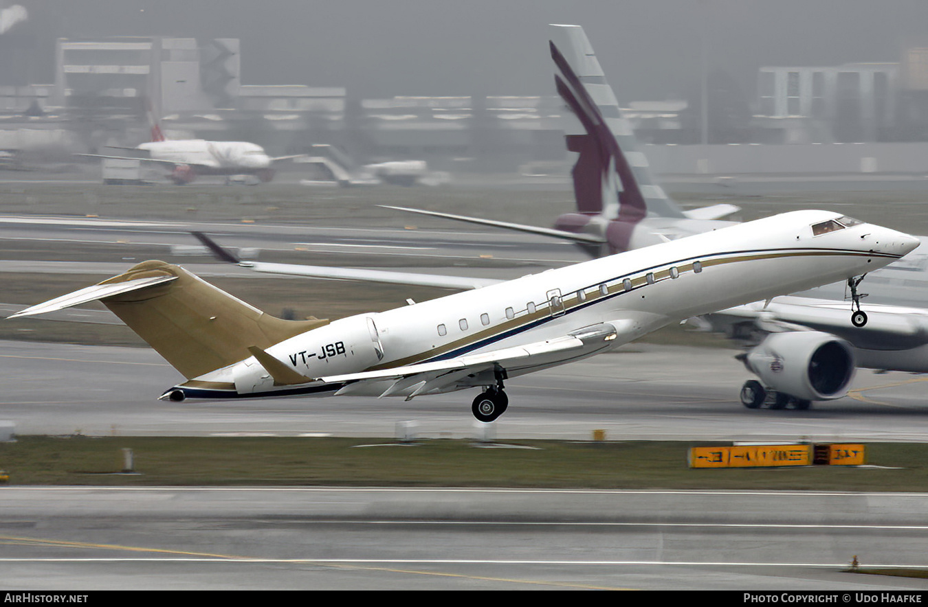Aircraft Photo of VT-JSB | Bombardier Global Express (BD-700-1A10) | AirHistory.net #545768