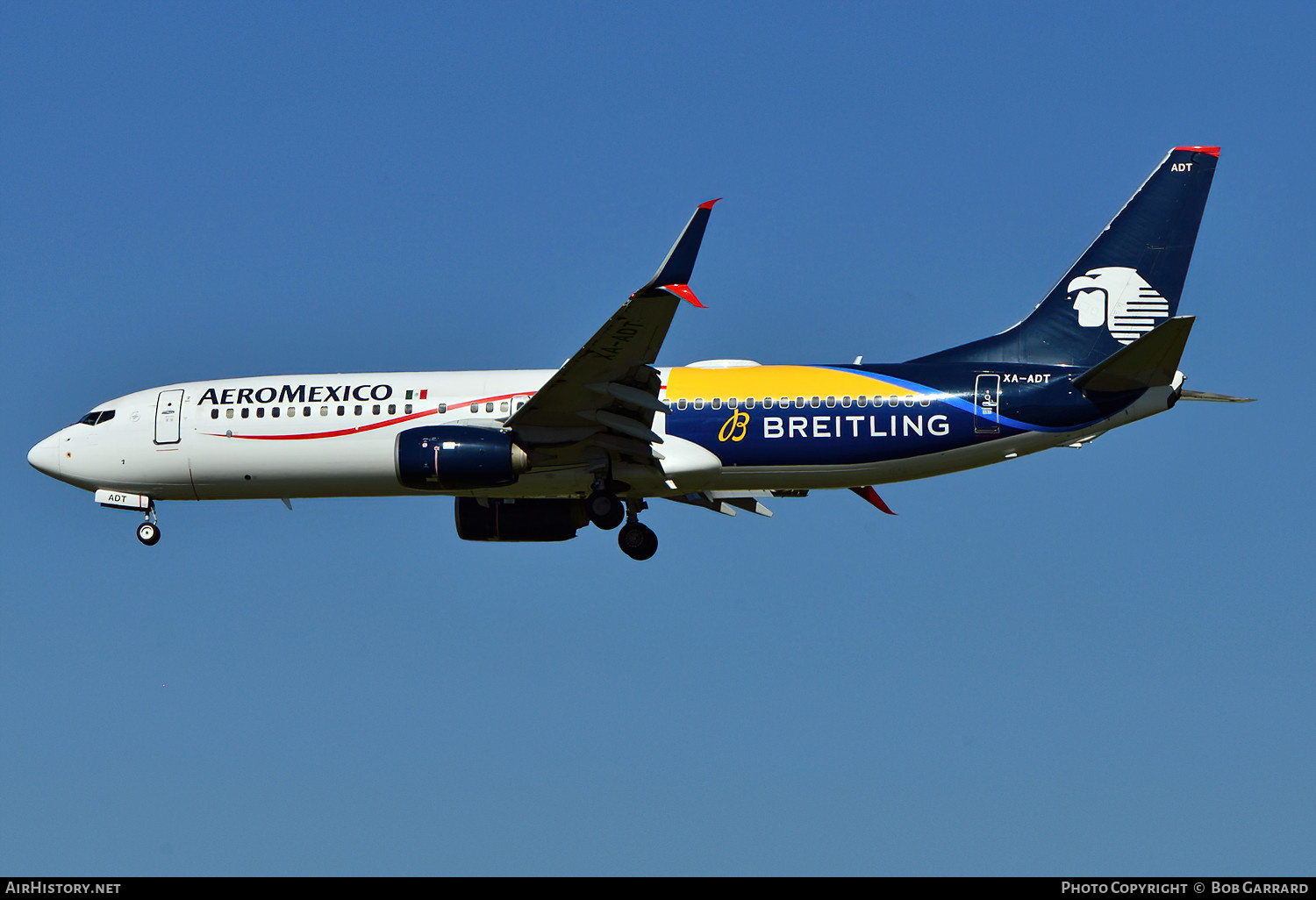Aircraft Photo of XA-ADT | Boeing 737-800 | AeroMéxico | AirHistory.net #545802