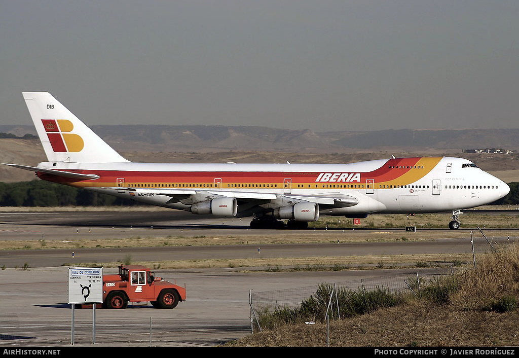 Aircraft Photo of EC-DIB | Boeing 747-256B | Iberia | AirHistory.net #545834