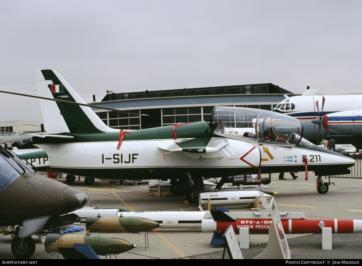 Aircraft Photo of I-SIJF | SIAI-Marchetti S-211 | AirHistory.net #545836