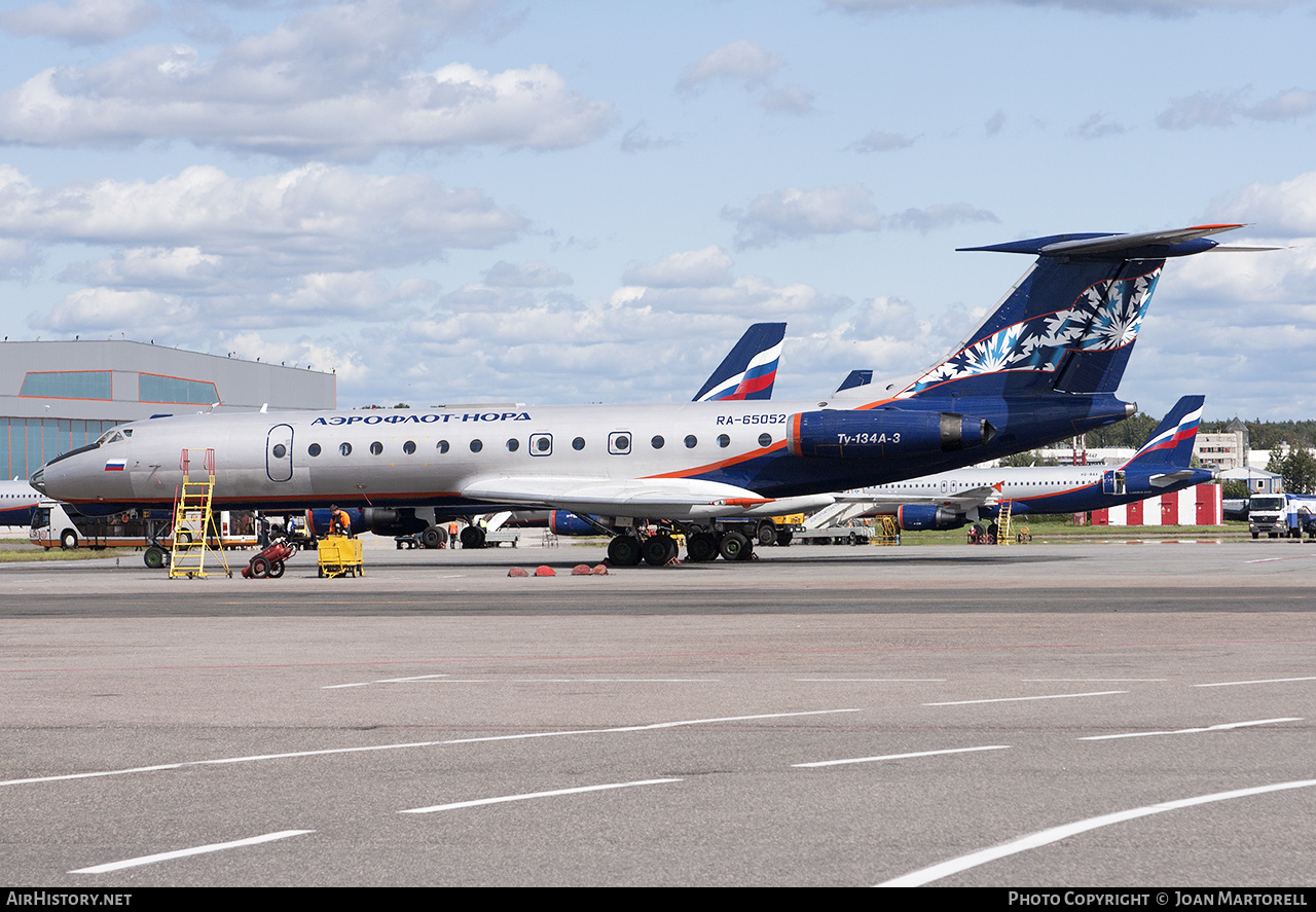 Aircraft Photo of RA-65052 | Tupolev Tu-134A-3 | Aeroflot Nord | AirHistory.net #545846