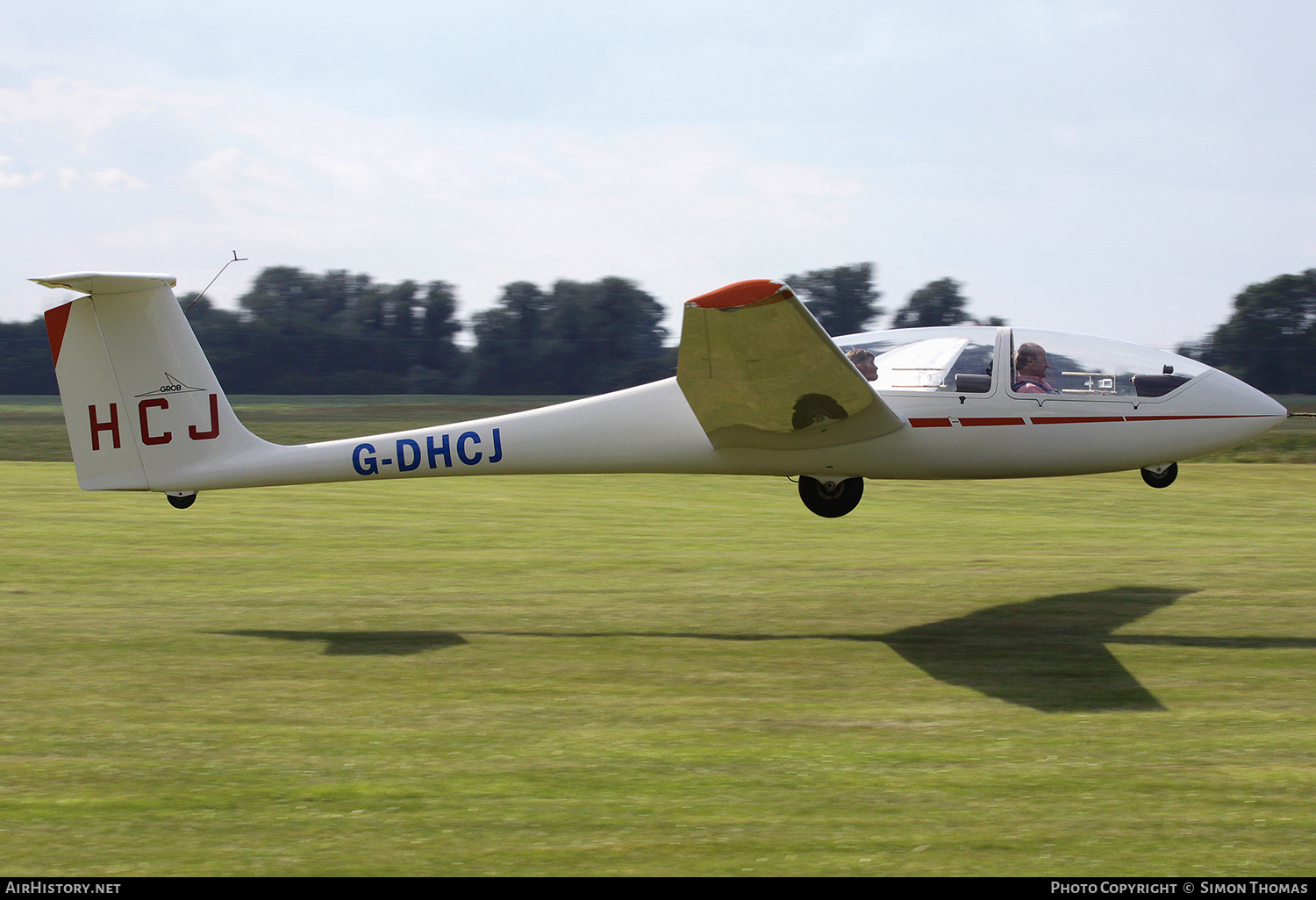 Aircraft Photo of G-DHCJ | Grob G-103 Twin Astir II | AirHistory.net #545866