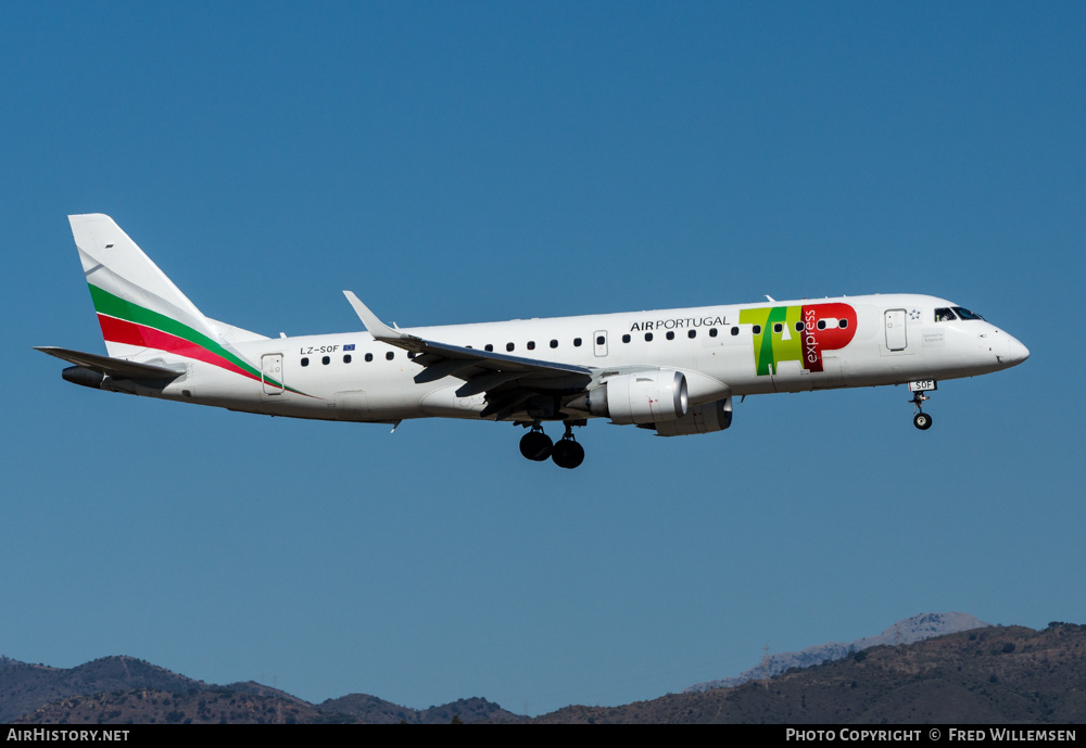 Aircraft Photo of LZ-SOF | Embraer 190STD (ERJ-190-100STD) | TAP Air Portugal Express | AirHistory.net #545872