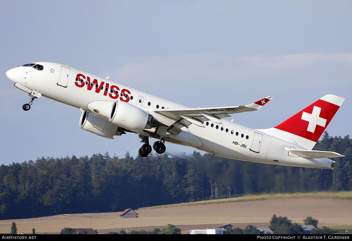 Aircraft Photo of HB-JBI | Airbus A220-171 (BD-500-1A10) | Swiss International Air Lines | AirHistory.net #545911