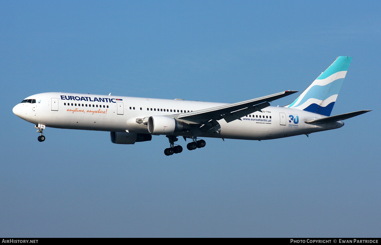 Aircraft Photo of CS-TSU | Boeing 767-34P/ER | Euro Atlantic Airways | AirHistory.net #545936