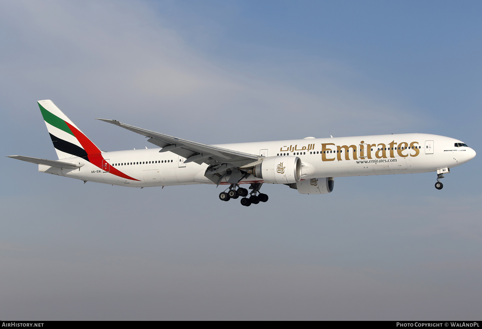 Aircraft Photo of A6-ENI | Boeing 777-31H/ER | Emirates | AirHistory.net #545943