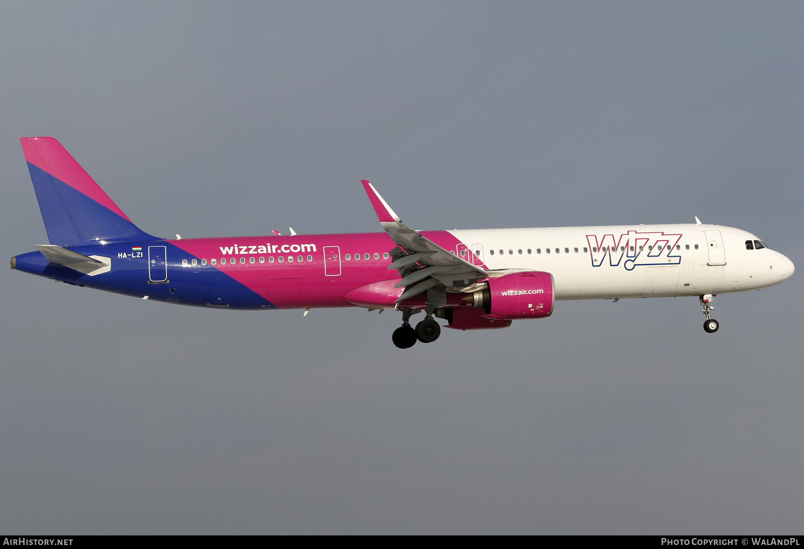 Aircraft Photo of HA-LZI | Airbus A321-271NX | Wizz Air | AirHistory.net #545945