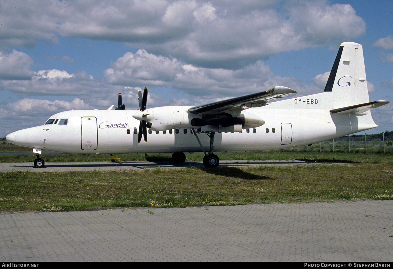 Aircraft Photo of OY-EBD | Fokker 50 | Gandalf Airlines | AirHistory.net #545951