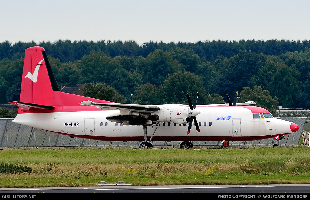 Aircraft Photo of PH-LMS | Fokker 50 | All Nippon Airways - ANA | AirHistory.net #545962