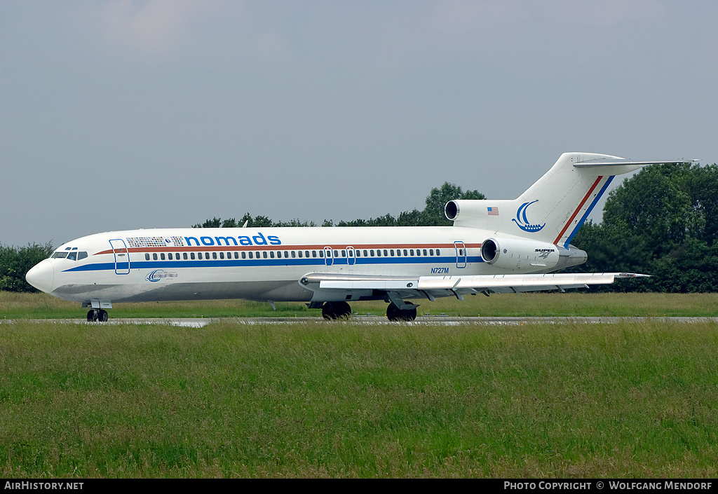 Aircraft Photo of N727M | Boeing 727-221/Adv(RE) Super 27 | Nomads Travel Club | AirHistory.net #545980