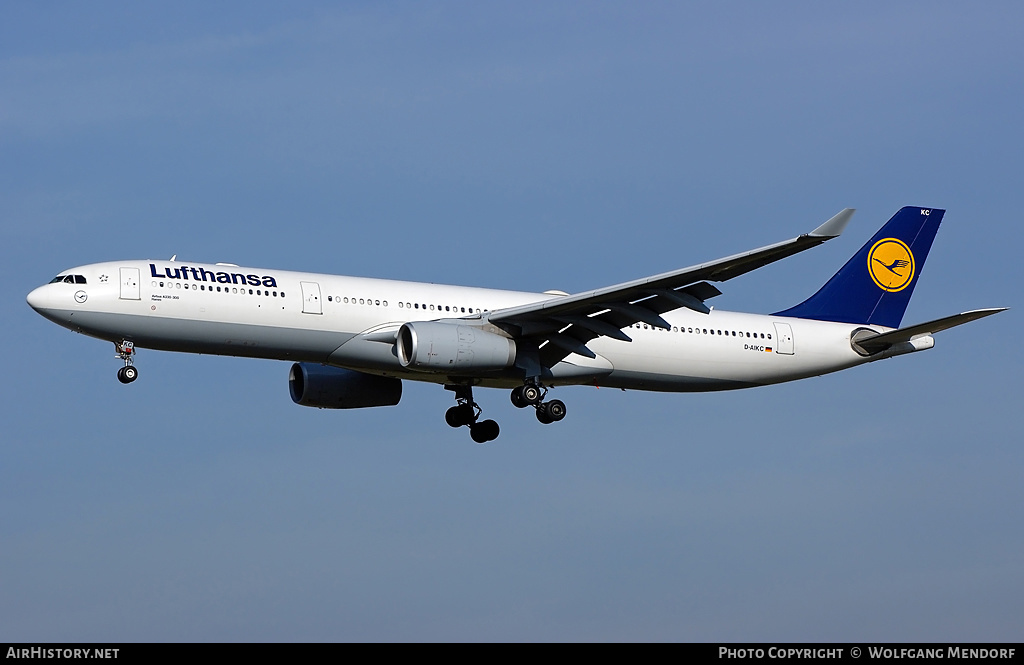 Aircraft Photo of D-AIKC | Airbus A330-343 | Lufthansa | AirHistory.net #545983
