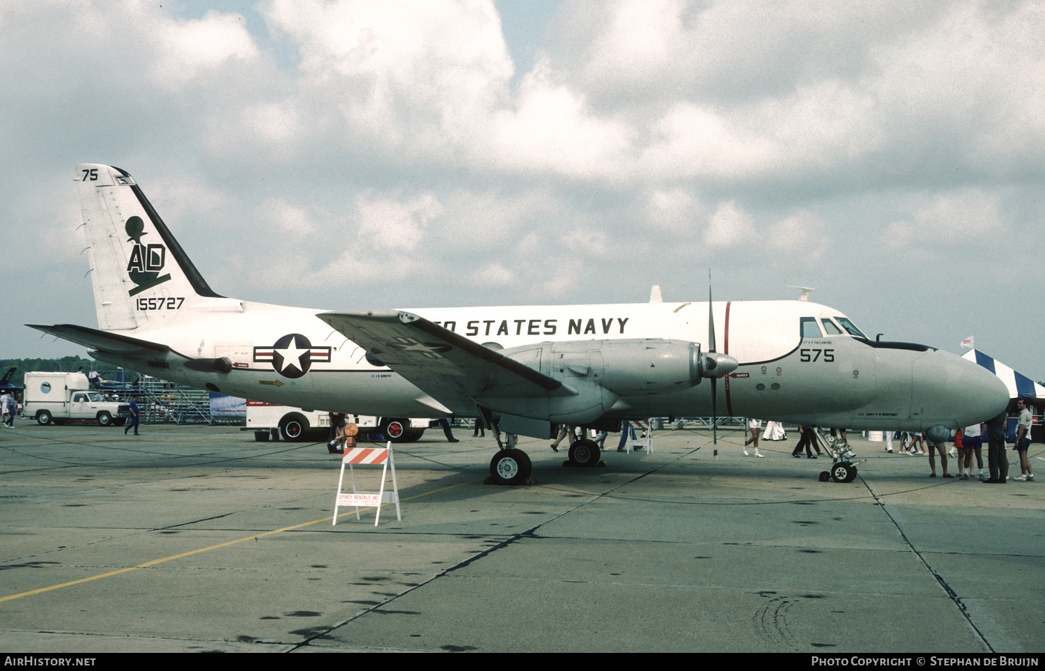 Aircraft Photo of 155727 | Grumman TC-4C Academe (G-159) | USA - Navy | AirHistory.net #546020