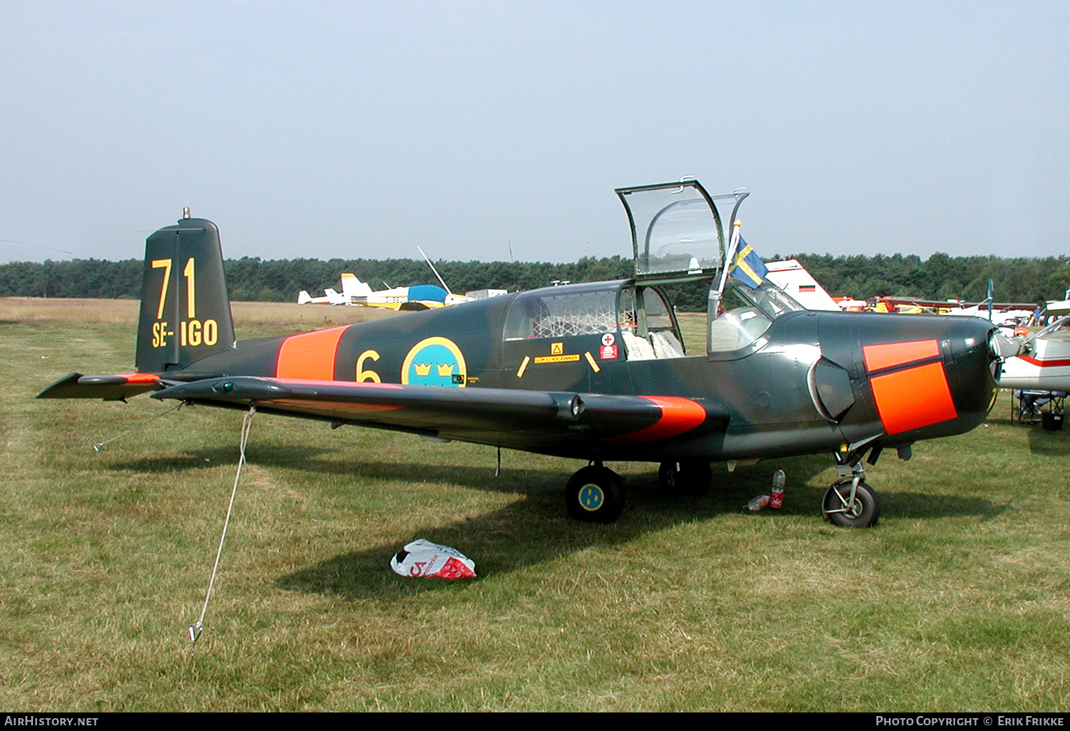 Aircraft Photo of SE-IGO | Saab 91B Safir | Sweden - Air Force ...