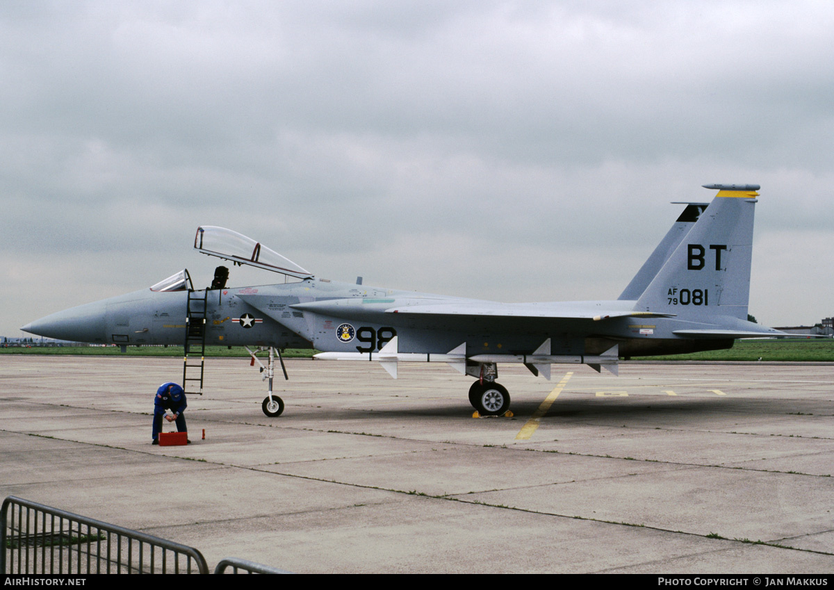 Aircraft Photo of 79-0081 / AF79-081 | McDonnell Douglas F-15C Eagle | USA - Air Force | AirHistory.net #546128