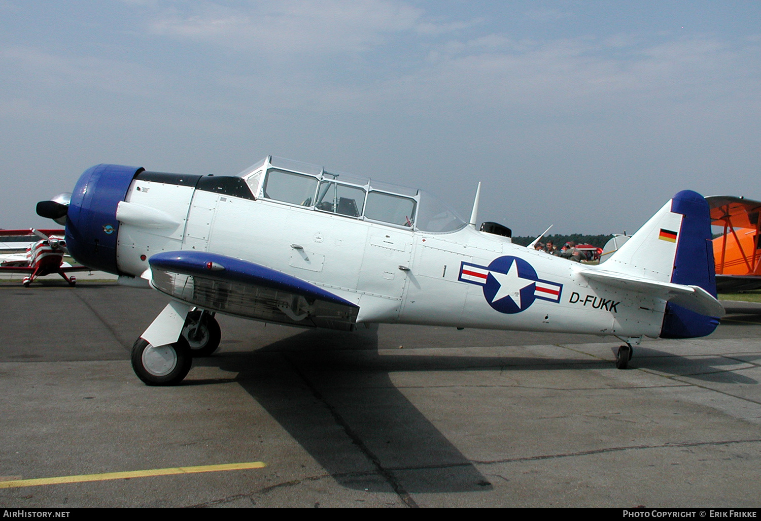 Aircraft Photo of D-FUKK | North American T-6J Harvard Mk IV | USA - Air Force | AirHistory.net #546140