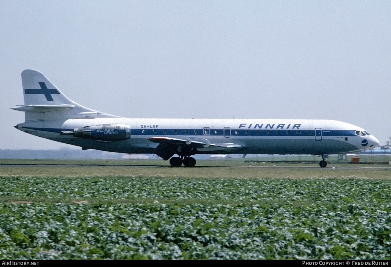 Aircraft Photo of OH-LSF | Sud SE-210 Caravelle 10B3 Super B | Finnair | AirHistory.net #546147