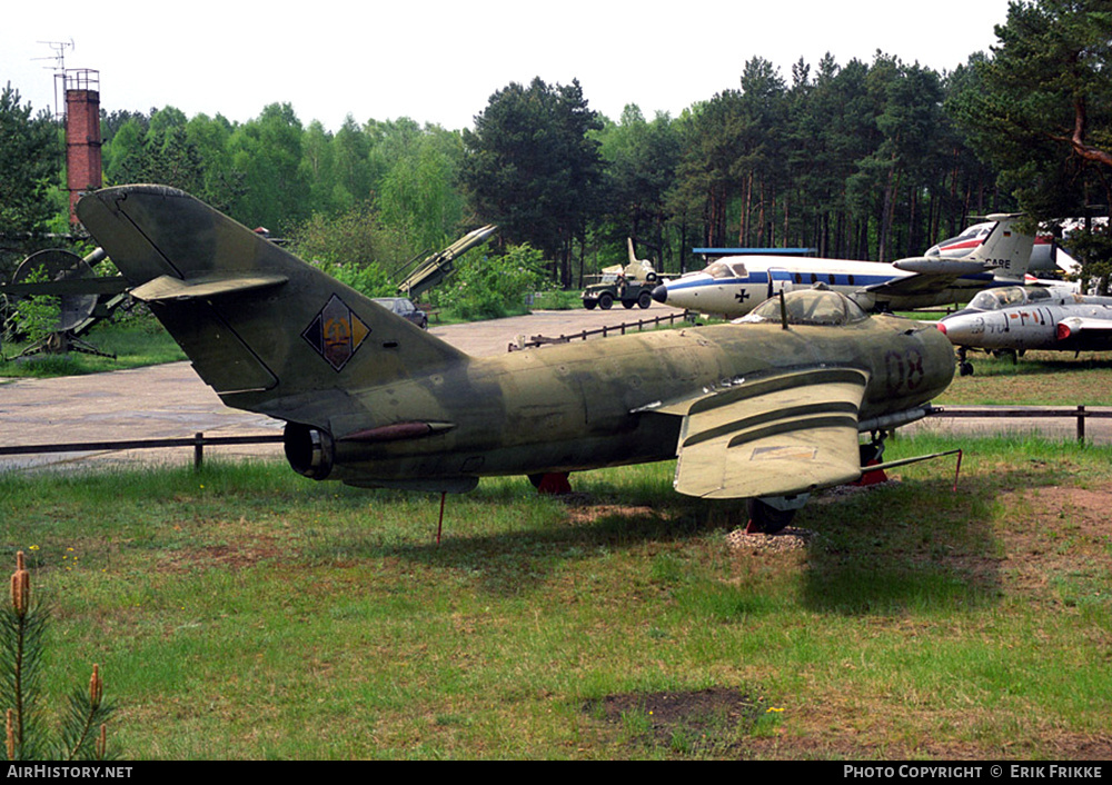 Aircraft Photo of 08 | Mikoyan-Gurevich MiG-17F | East Germany - Air Force | AirHistory.net #546170