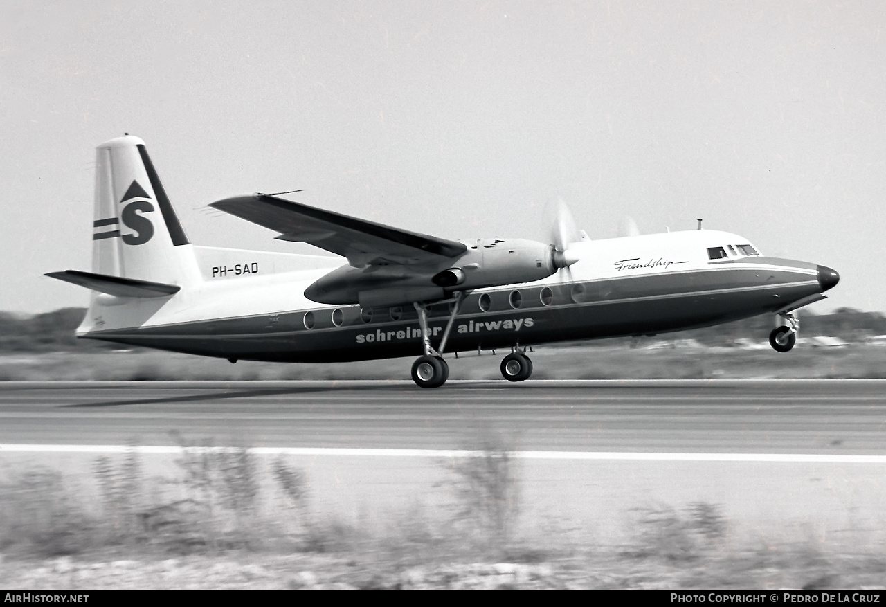 Aircraft Photo of PH-SAD | Fokker F27-200 Friendship | Schreiner Airways | AirHistory.net #546202