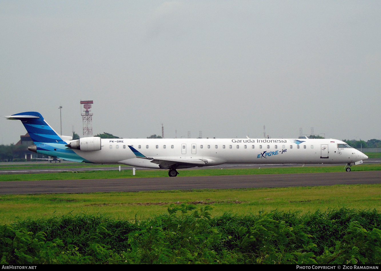 Aircraft Photo of PK-GRE | Bombardier CRJ-1000ER NG (CL-600-2E25) | Garuda Indonesia | AirHistory.net #546228