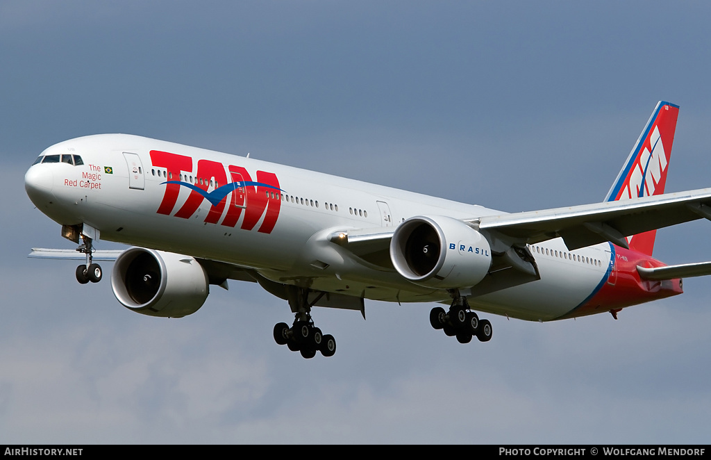 Aircraft Photo of PT-MUB | Boeing 777-32W/ER | TAM Linhas Aéreas | AirHistory.net #546264