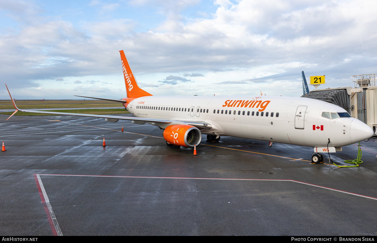 Aircraft Photo of C-GOWG | Boeing 737-86J | Sunwing Airlines | AirHistory.net #546265