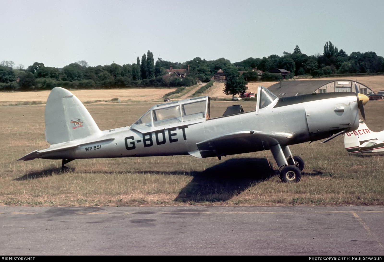 Aircraft Photo of G-BDET / WP851 | De Havilland Canada DHC-1 Chipmunk Mk22 | The Tiger Club | AirHistory.net #546306