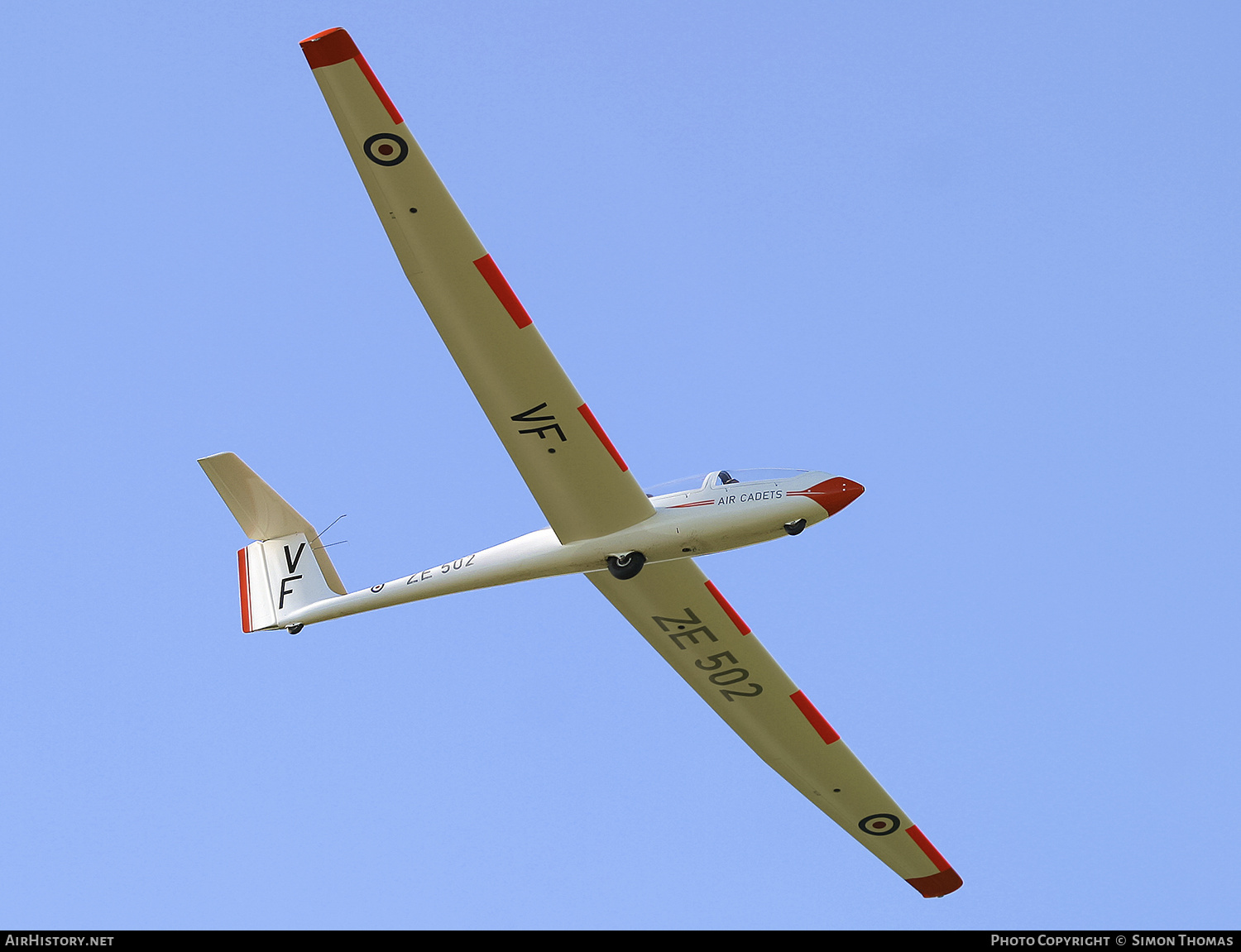 Aircraft Photo of ZE502 | Grob G-103A Viking TX1 | UK - Air Force | AirHistory.net #546323