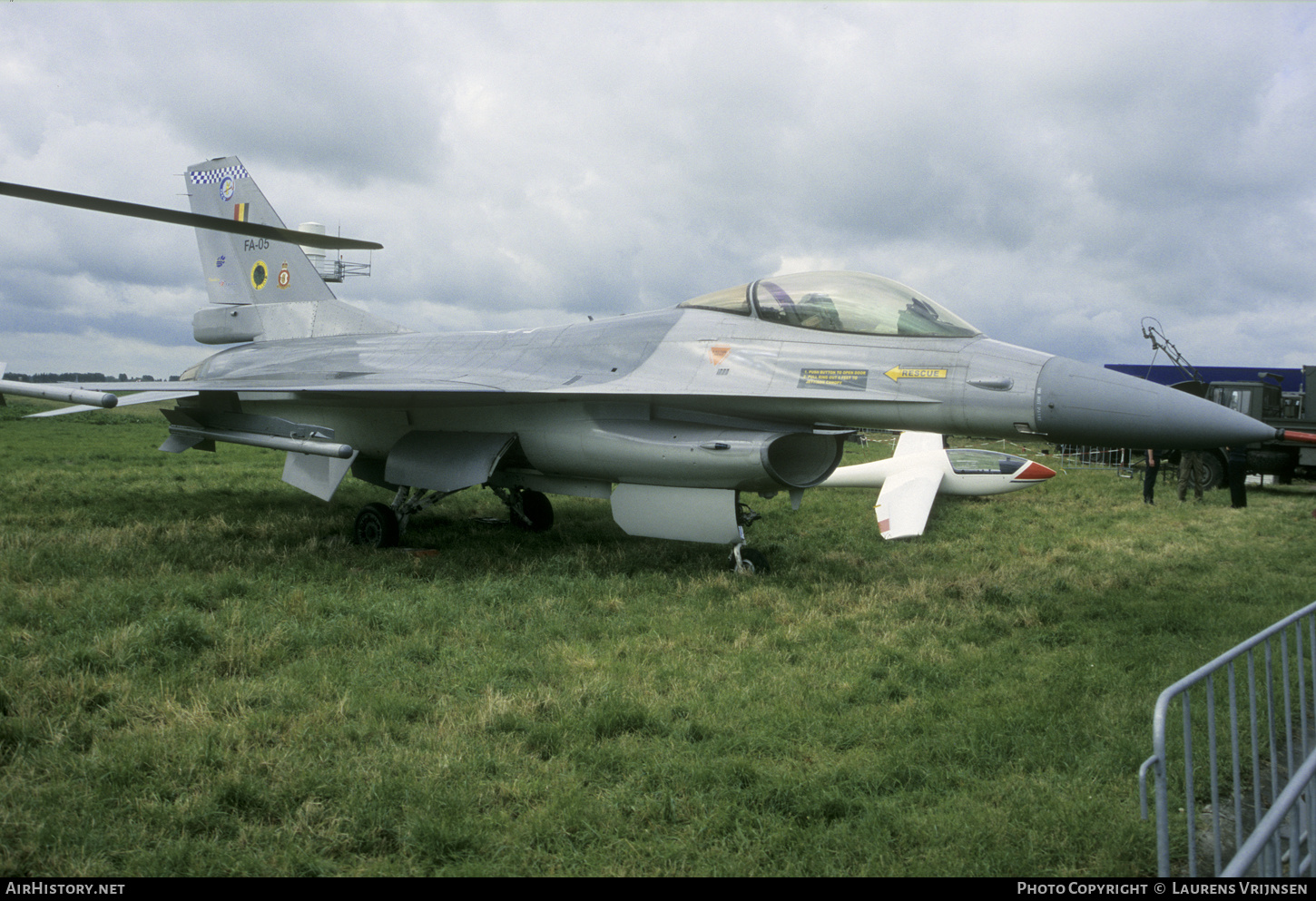 Aircraft Photo of FA-05 | General Dynamics F-16A Fighting Falcon | Belgium - Air Force | AirHistory.net #546328