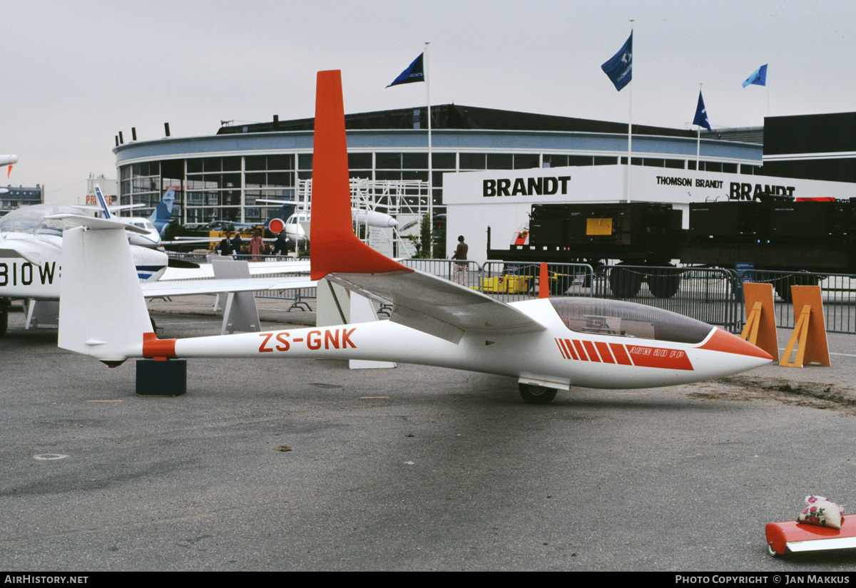 Aircraft Photo of ZS-GNK | Schleicher ASW-20FP | AirHistory.net #546344