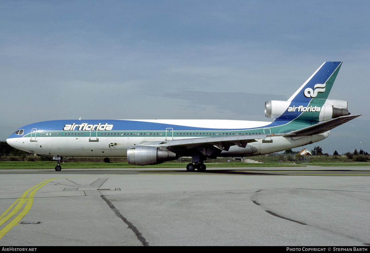 Aircraft Photo of N103TV | McDonnell Douglas DC-10-30CF | Air Florida | AirHistory.net #546347