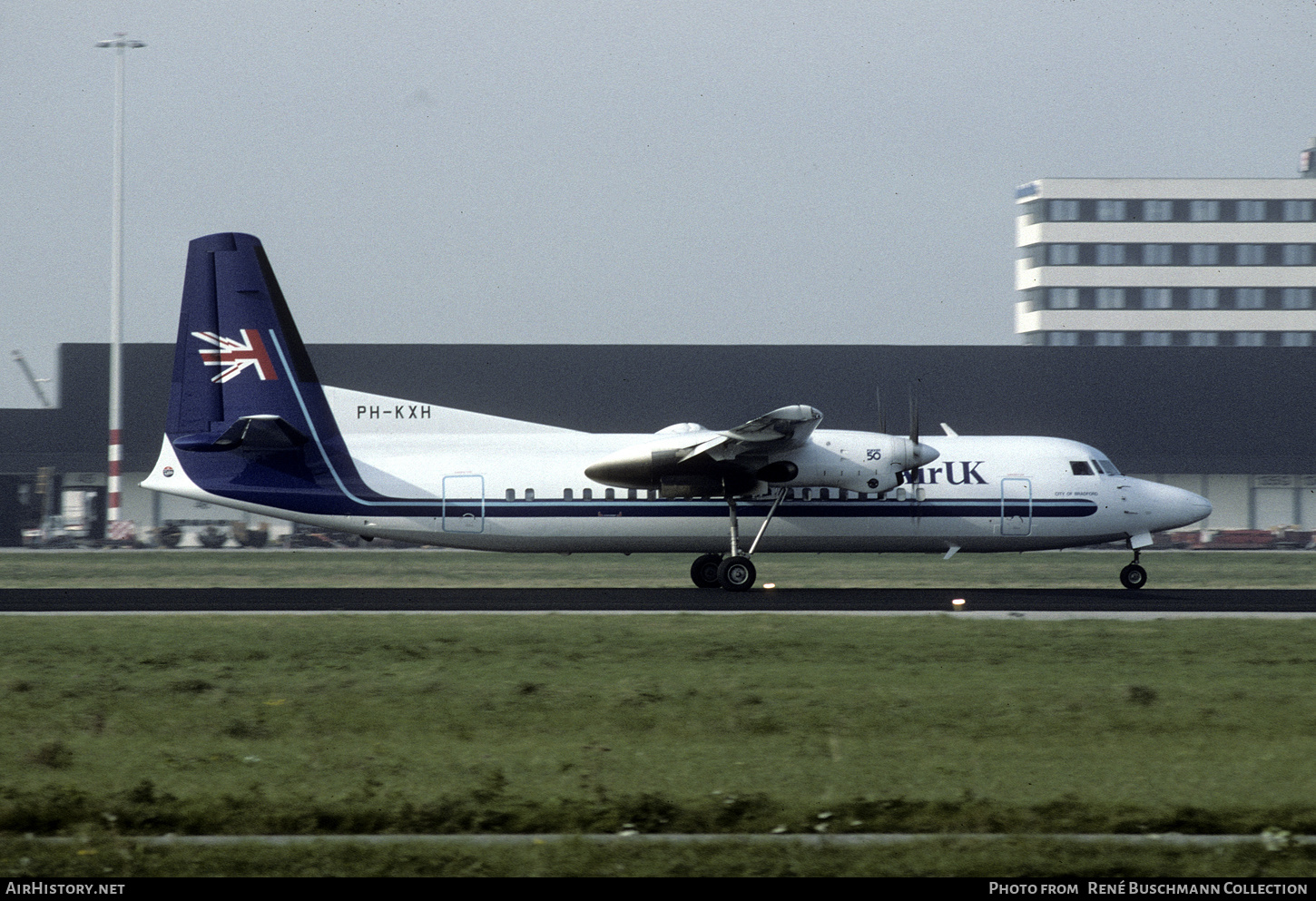 Aircraft Photo of PH-KXH | Fokker 50 | Air UK | AirHistory.net #546359