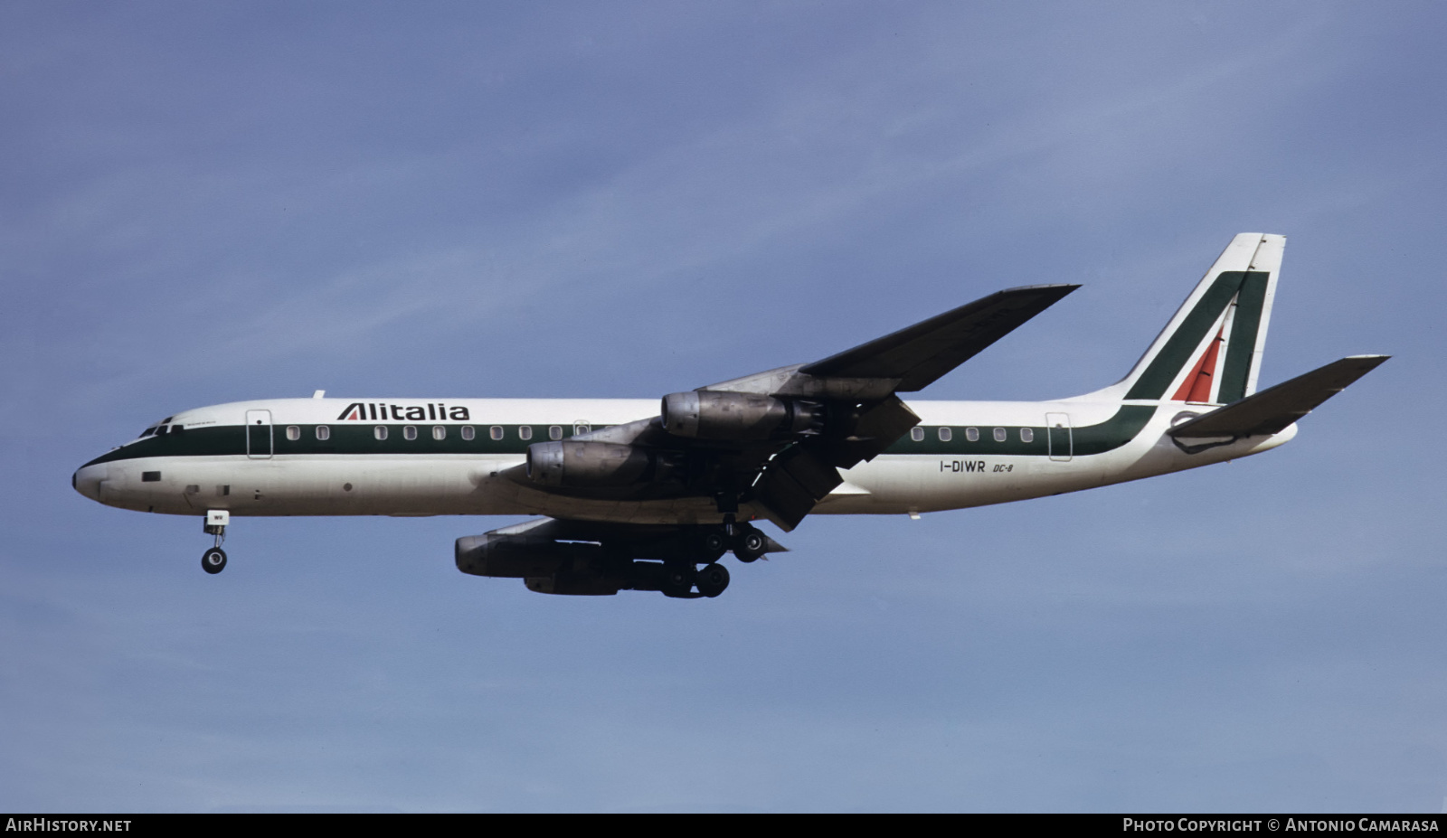 Aircraft Photo of I-DIWR | Douglas DC-8-43 | Alitalia | AirHistory.net #546393