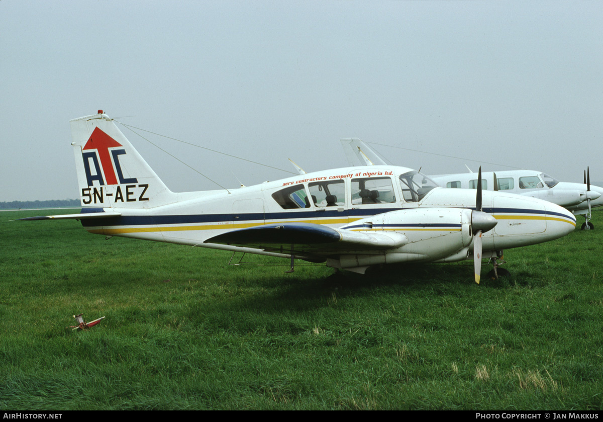 Aircraft Photo of 5N-AEZ | Piper PA-23-250 Aztec B | Aero Contractors Company of Nigeria | AirHistory.net #546424