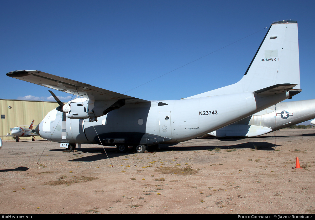 Aircraft Photo of N23743 / 90-0171 | Alenia C-27A Spartan | DoS Air Wing - Department of State | AirHistory.net #546432