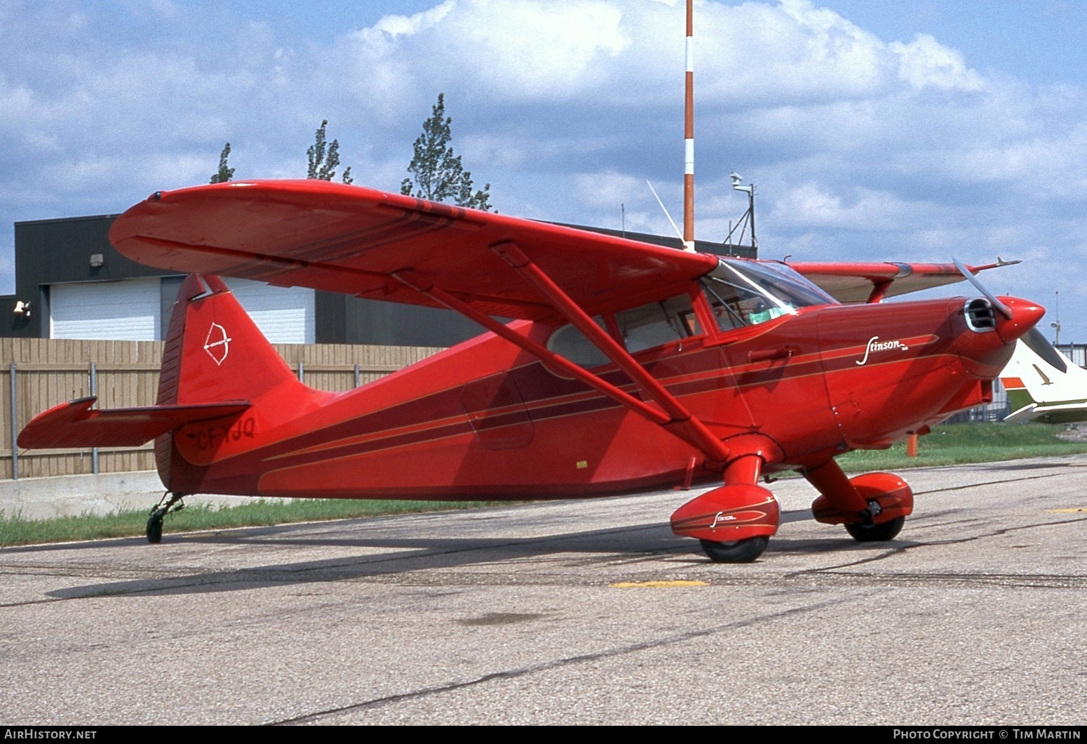 Aircraft Photo of CF-YJQ | Stinson 108-1 Voyager | AirHistory.net #546485