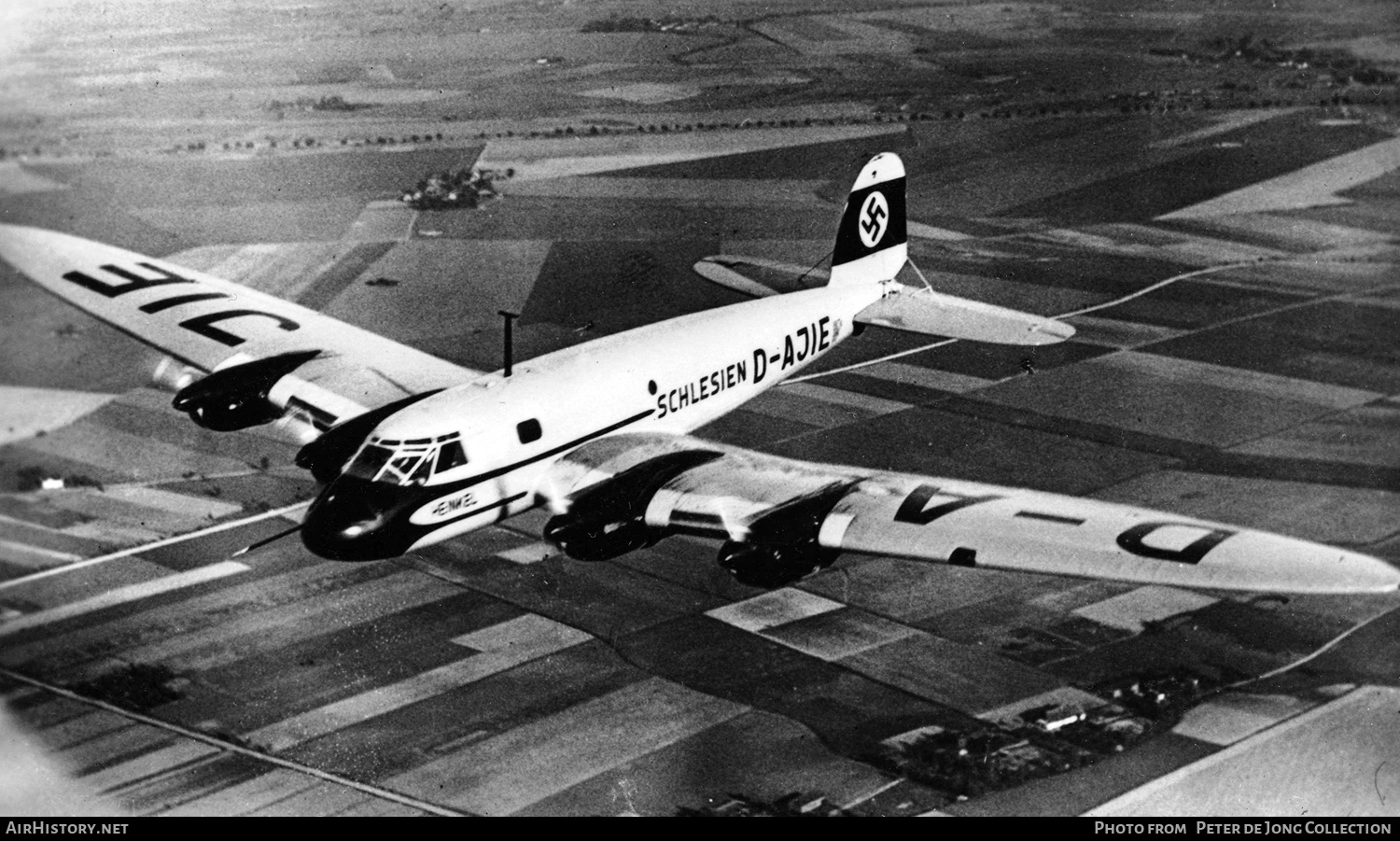 Aircraft Photo of D-AJIE | Heinkel He 116 V1 | Deutsche Luft Hansa | AirHistory.net #546493