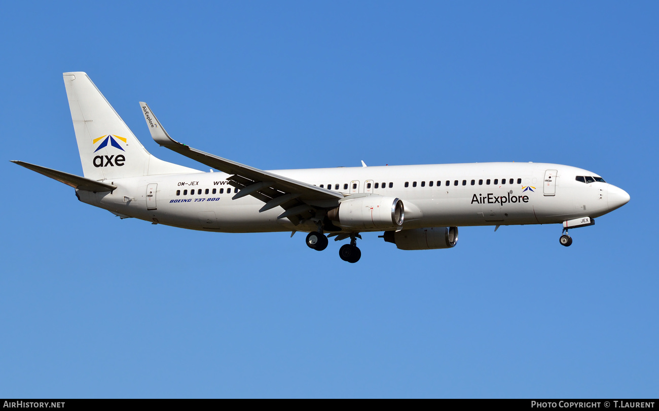 Aircraft Photo of OM-JEX | Boeing 737-8AS | AirExplore - Axe | AirHistory.net #546513