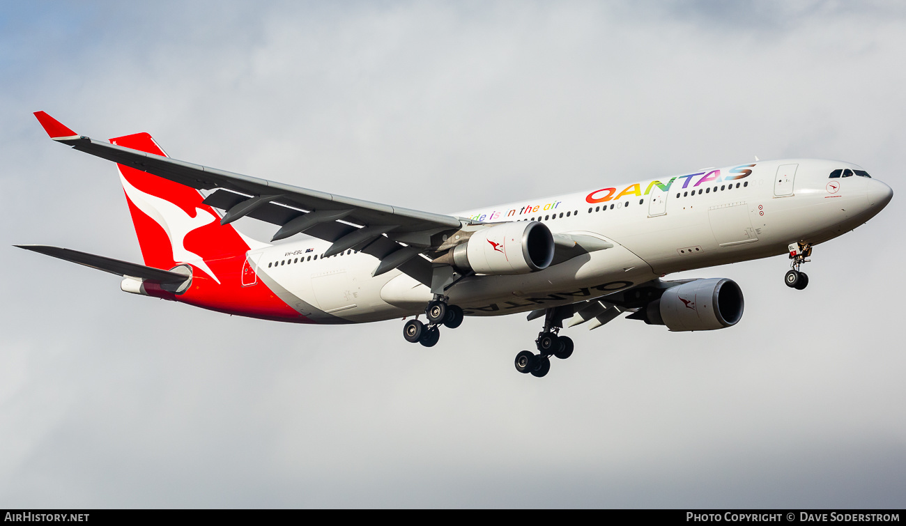 Aircraft Photo of VH-EBL | Airbus A330-203 | Qantas | AirHistory.net #546514