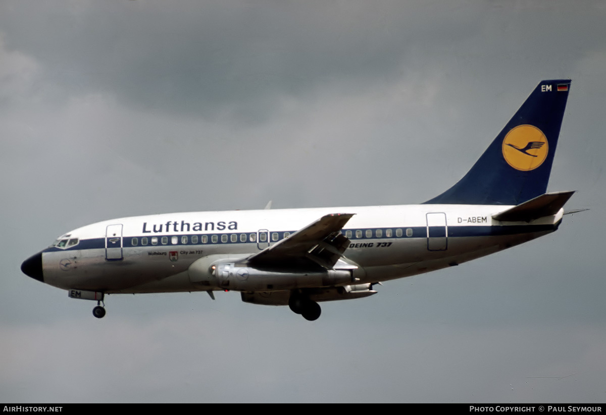 Aircraft Photo of D-ABEM | Boeing 737-130 | Lufthansa | AirHistory.net #546522