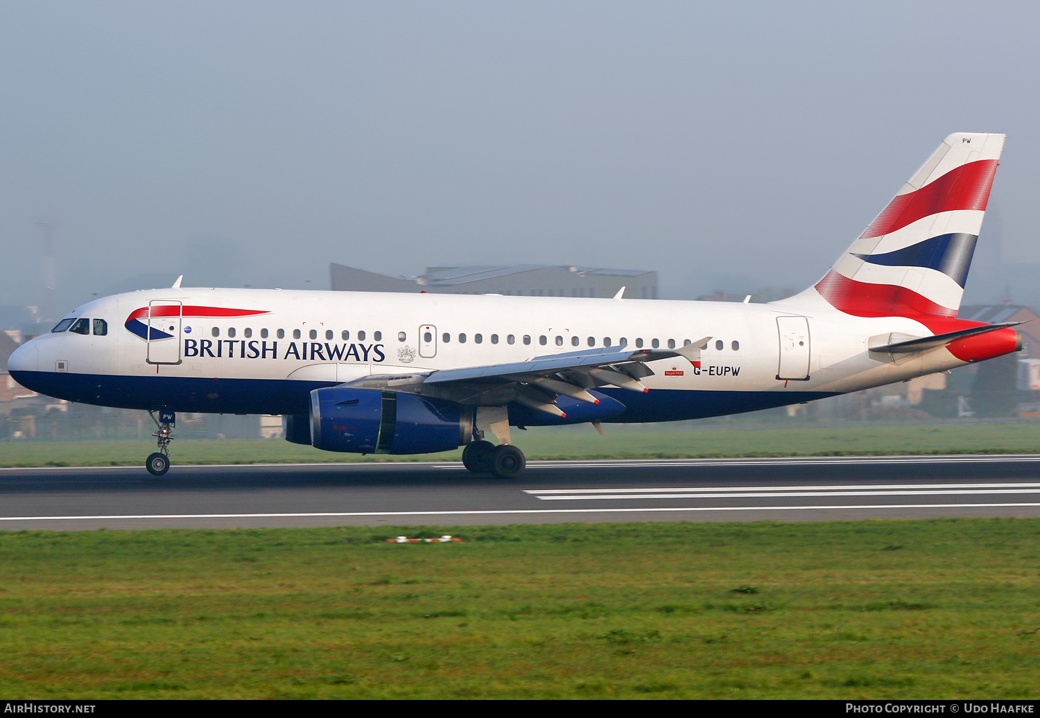 Aircraft Photo of G-EUPW | Airbus A319-131 | British Airways | AirHistory.net #546524